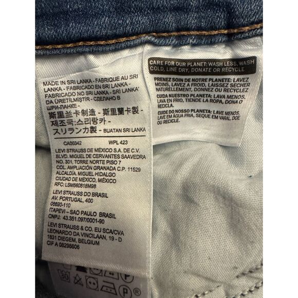 Levi's 724 High Rise Straight Crop - Sz 30 - Picture 13 of 13